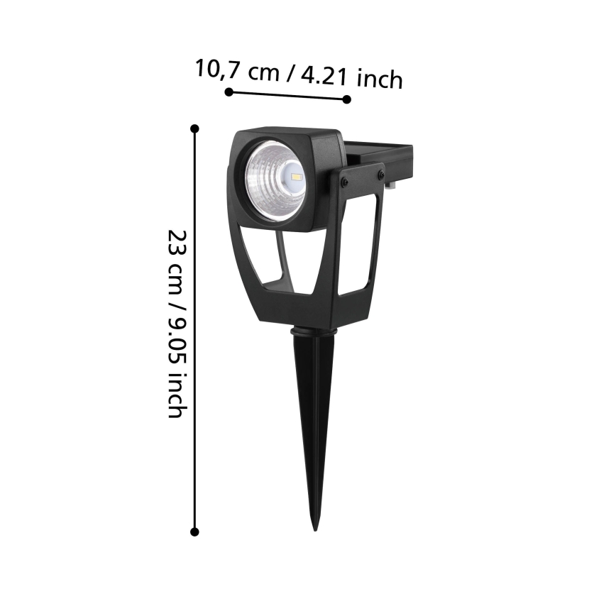 Eglo 48719 - LED Прожектор на сонячній батареї SOLAR 1xLED/0,1W/3,2V IP44
