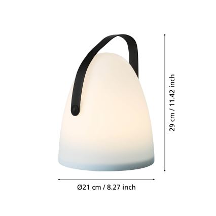 Eglo 48841 - LED Вулична настільна лампа COLLIRADOS LED/3xAA IP44