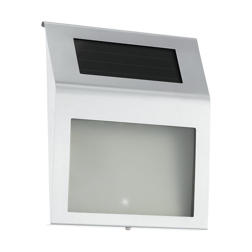 Eglo 48875 - LED Номер будинку на сонячній батареї LED/1,2W/1,2V 300 mAh IP44 матовий хром