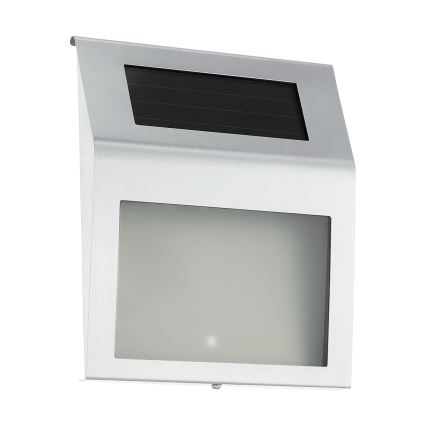Eglo 48875 - Номер дома со светодиодной подсветкой на солнечной батарее LED/1,2W/1,2V 300 mAh IP44 матовый хром
