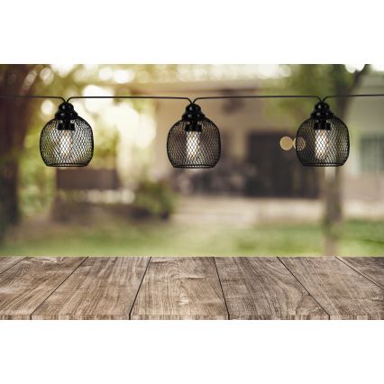 Eglo 48964 - Солнечная LED-гирлянда, 8 светодиодов, 3 м, 600 мА·ч, IP44