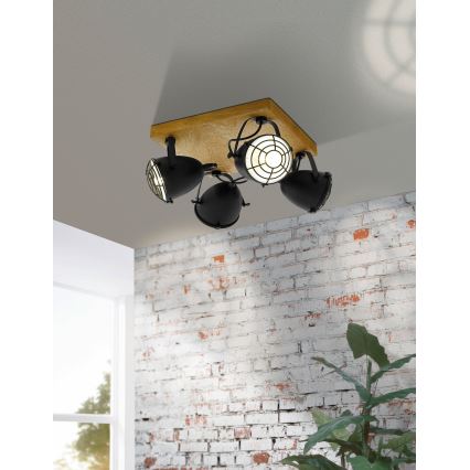 Eglo 49079 - Точковий світильник GATEBECK 4xE14/40W/230V