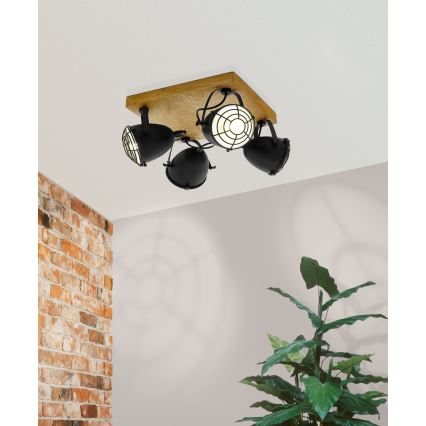 Eglo 49079 - Точковий світильник GATEBECK 4xE14/40W/230V