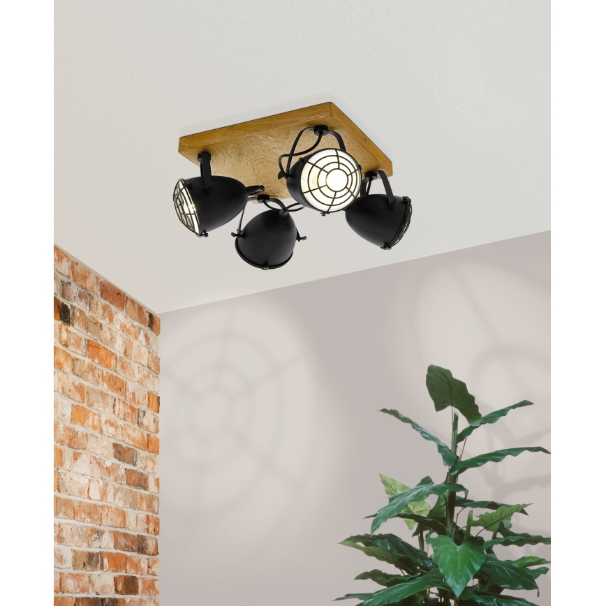 Eglo 49079 - Точковий світильник GATEBECK 4xE14/40W/230V