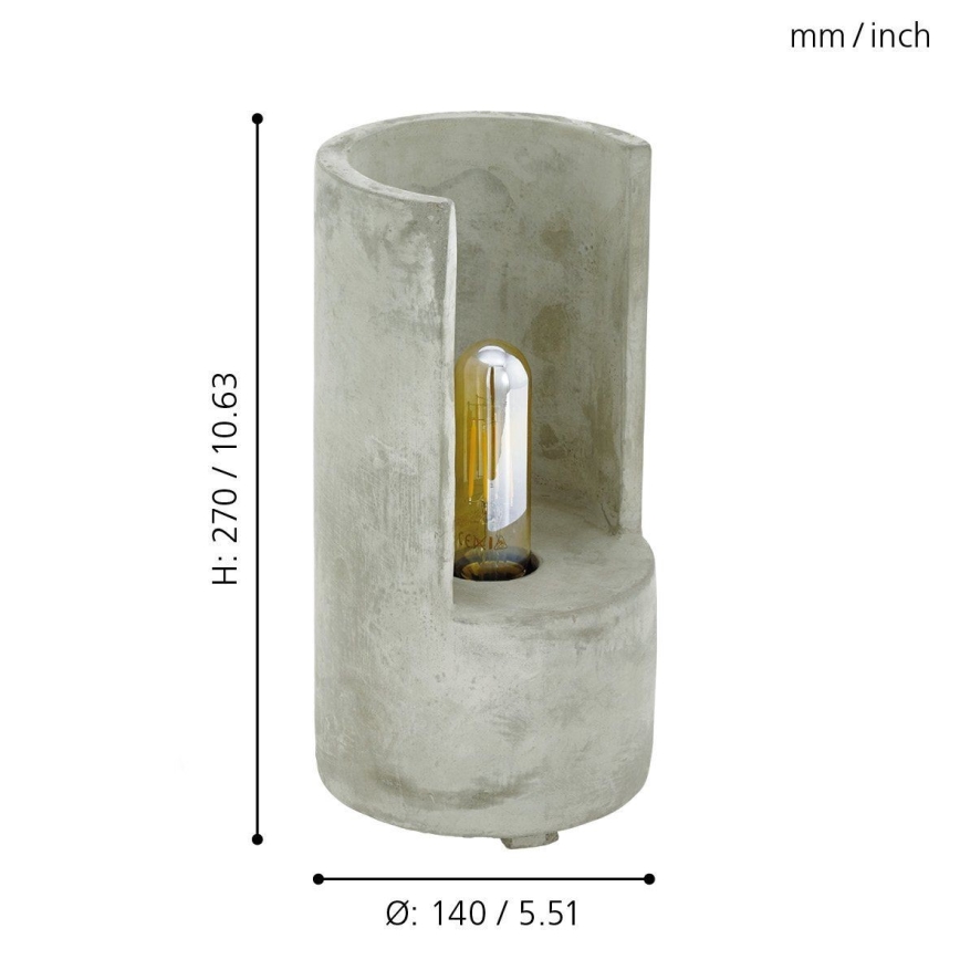 Eglo 49111 - Настольная лампа LYNTON 1xE27/60 Вт/230 В