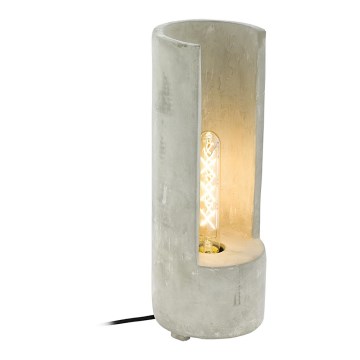 Eglo 49112 - Настольная лампа LYNTON 1xE27/60W/230V бетон