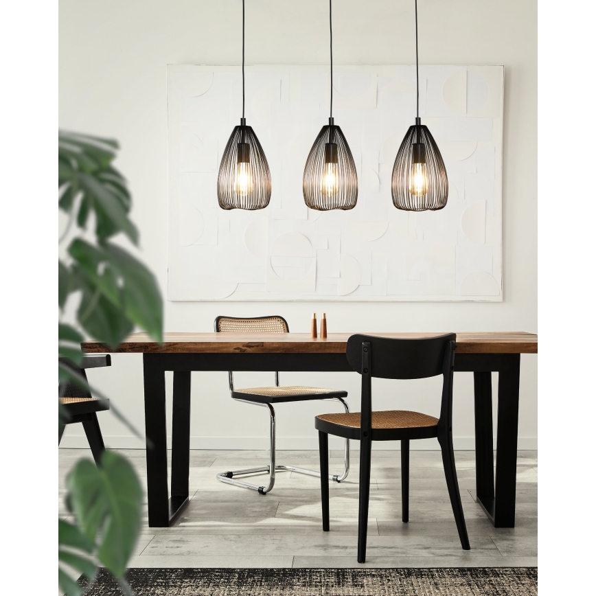 Eglo 49142 - Подвесная люстра CLEVEDON 3xE27/60W/230V