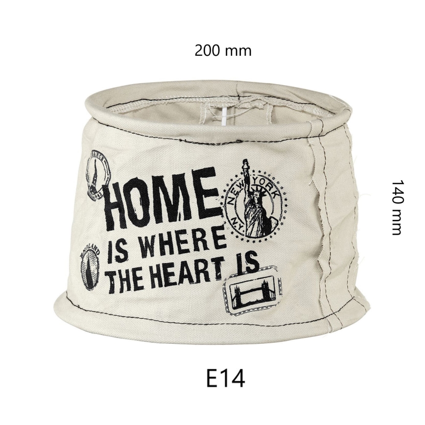 Eglo 49442 - Абажур VINTAGE pytel home E14 діаметр 20 cm