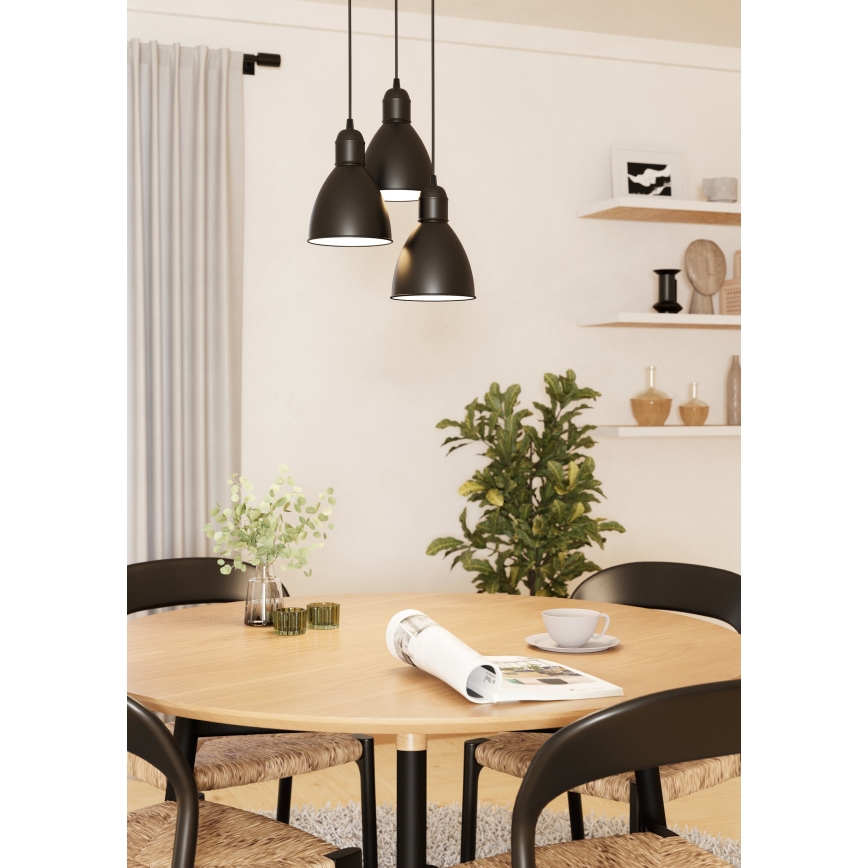 Eglo 49465 - Люстра PRIDDY 3xE27/60 Вт/230 В