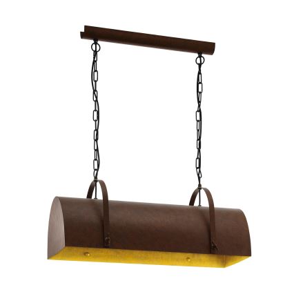 Eglo 49687 - Люстра на цепи DEERHURST 2xE27/60W/230V