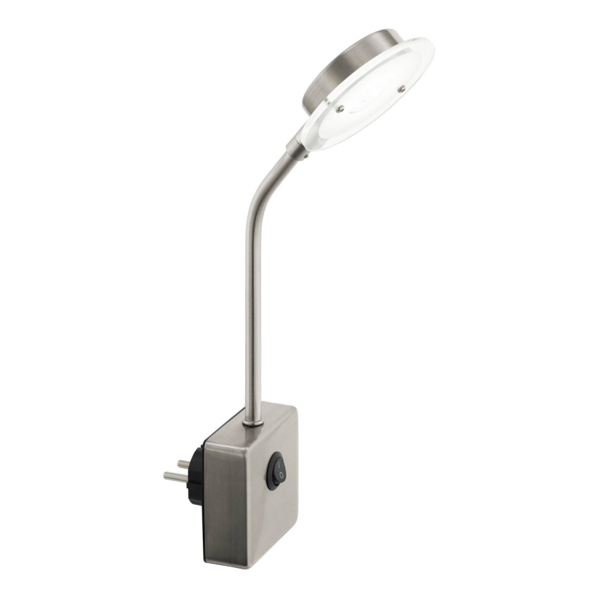 Eglo 54649 - Світлодіодний світильник в розетку LED/4,5W/230V 3000K матовий хром