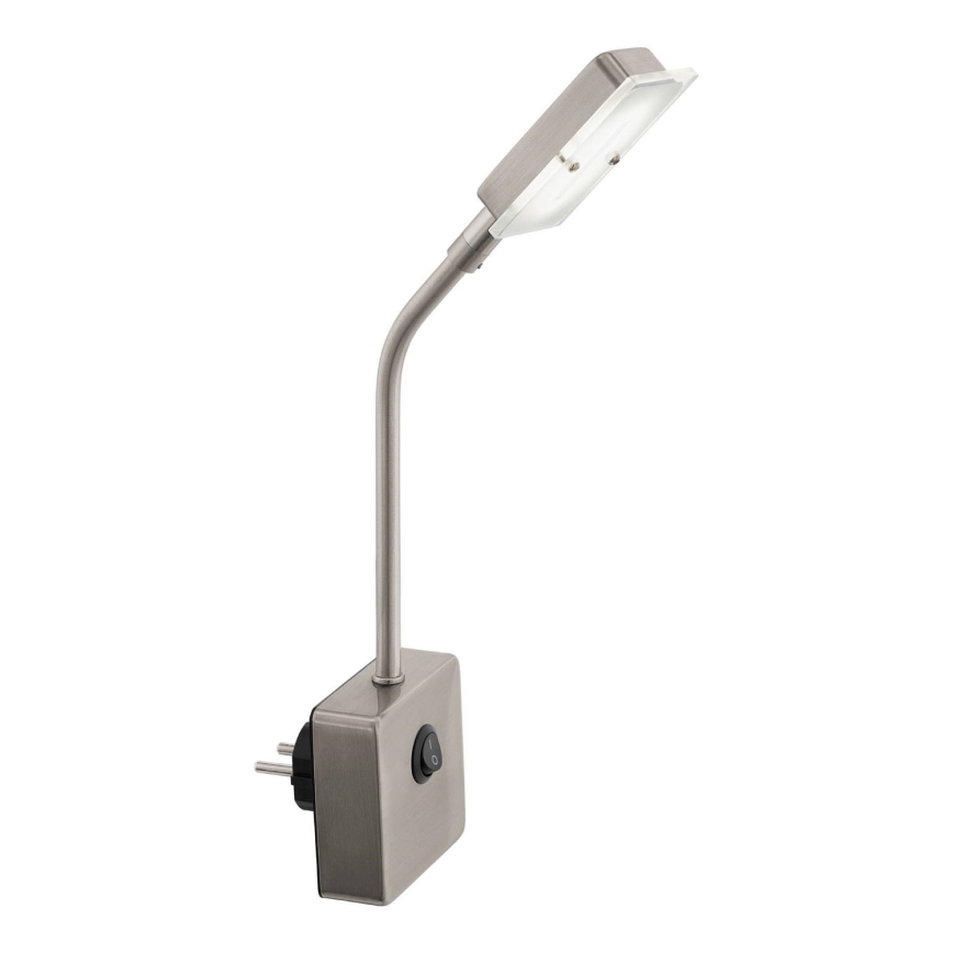 Eglo 54651 - Світлодіодний світильник в розетку LED/4,5W/230V 3000K матовий хром