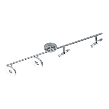 Eglo 54676 - LED точковий світильник 4xLED/6W/230V матовий хром