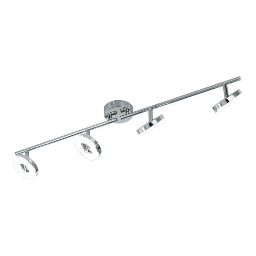 Eglo 54676 - LED точковий світильник 4xLED/6W/230V матовий хром