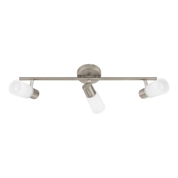 Eglo 55023 - LED точечный светильник 3xE14/4W/230V матовый хром