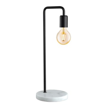 Eglo 55034 - LED настільна лампа 1xE27/4W/230V чорна/мармуровий декор
