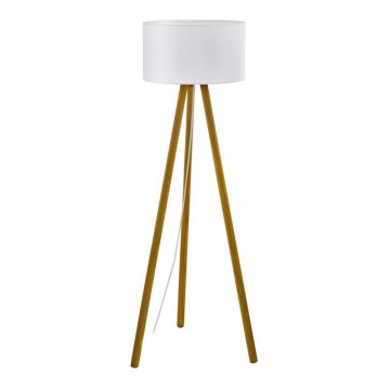 Eglo 55115 - світлодіодний торшер 1xE27/11 Вт/230 В, бук