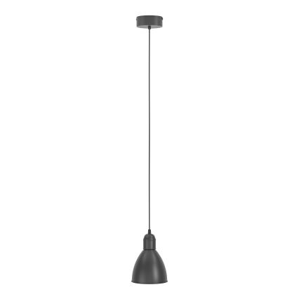Eglo 55243 - Люстра на тросі PRIDDY 1xE27/60W/230V чорна