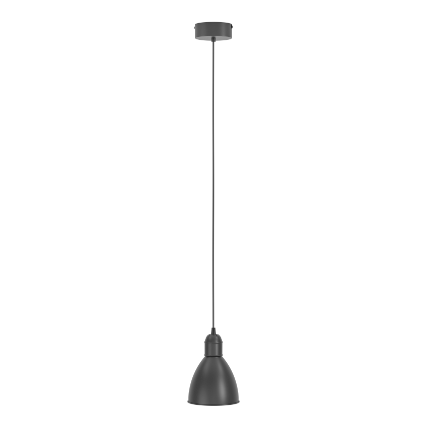 Eglo 55243 - Люстра на тросі PRIDDY 1xE27/60W/230V чорна