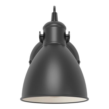 Eglo 55261 - Настінний світильник PRIDDY 1xE27/40W/230V чорний