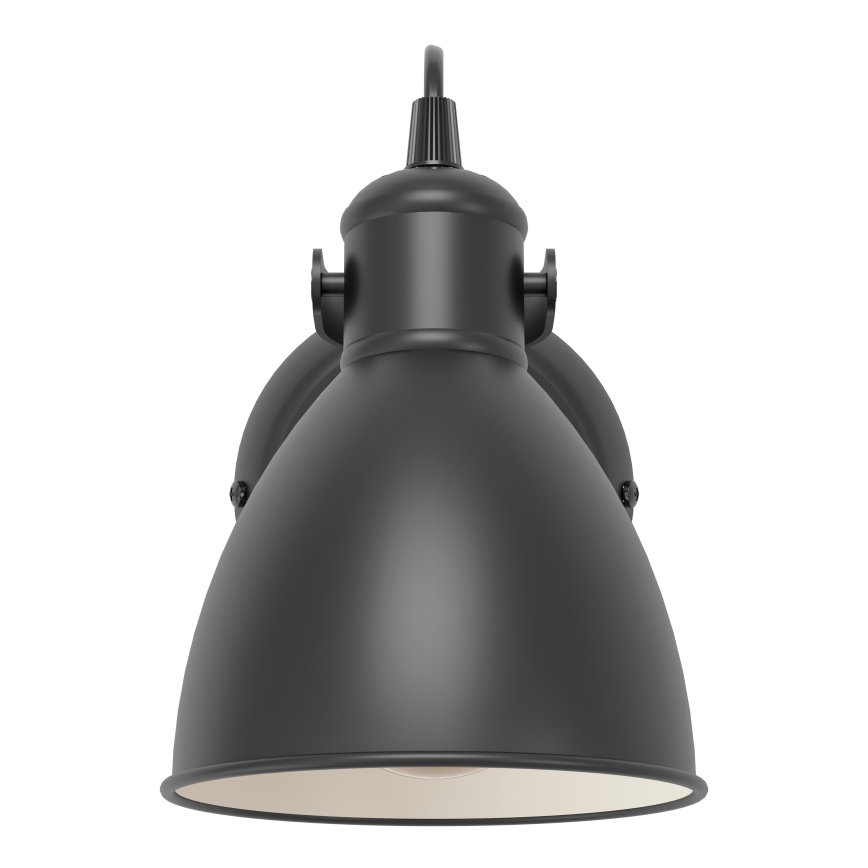 Eglo 55261 - Настінний світильник PRIDDY 1xE27/40W/230V чорний