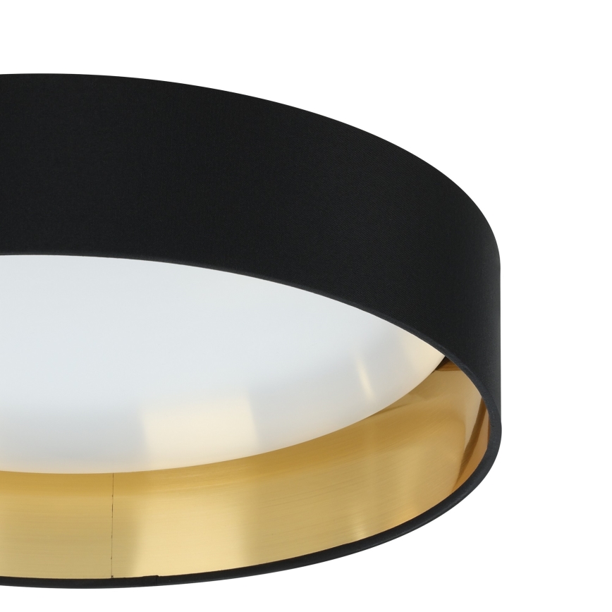 Eglo 55267 - LED потолочный светильник MASERLO LED/16 Вт/230 В/3000 К, диам. 40,5 см, чёрный/медный