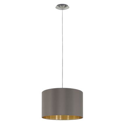 Eglo 55269 - Подвесная люстра MASERLO 1xE27/60W/230V коричневый