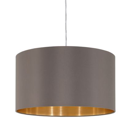 Eglo 55269 - Подвесная люстра MASERLO 1xE27/60W/230V коричневый