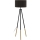 Eglo 55291 - Торшер BIDFORD 1xE27/60W/230V черный/коричневый