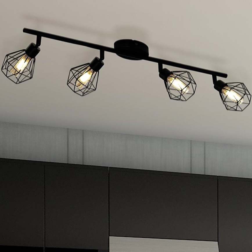 Eglo 55301 - LED точковий світильник ZAPATA 4xG9/3W/230V чорний