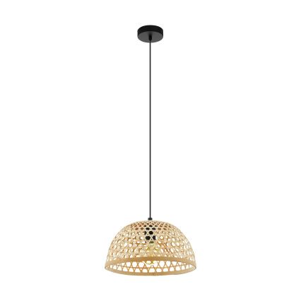 Eglo 55695 - Подвесная люстра CLAVERDON 1xE27/40W/230V диаметр 37 см бежевый