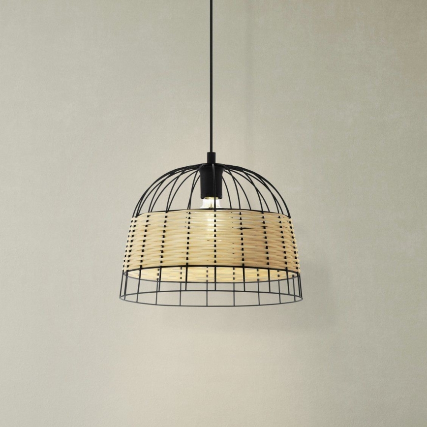 Eglo 55709 - Подвесная люстра ANWICK 1xE27/40W/230V ротанг