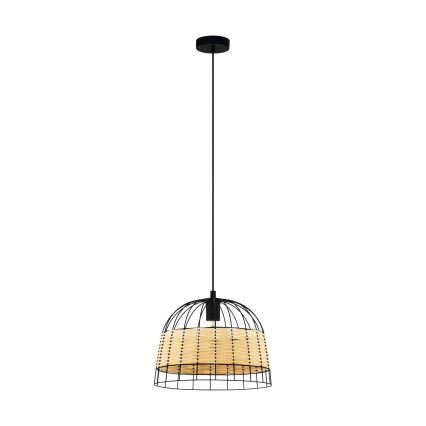 Eglo 55709 - Подвесная люстра ANWICK 1xE27/40W/230V ротанг
