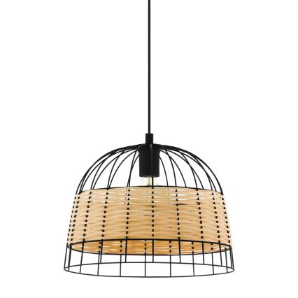 Eglo 55709 - Подвесная люстра ANWICK 1xE27/40W/230V ротанг