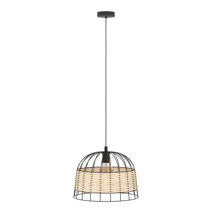 Eglo 55709 - Подвесная люстра ANWICK 1xE27/40W/230V ротанг