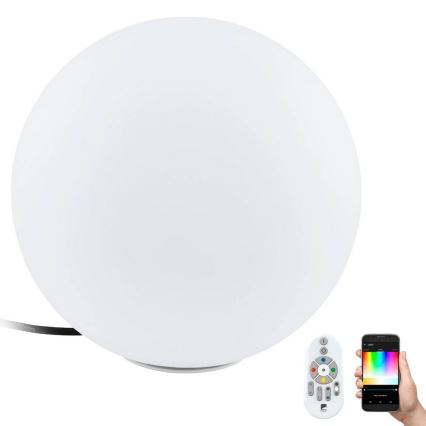 Eglo 55784 - LED RGBW Зовнішнє світло MONTEROLO-C 1xE27/9W/230V IP65 діам. 39 см + пульт дистанційного керування