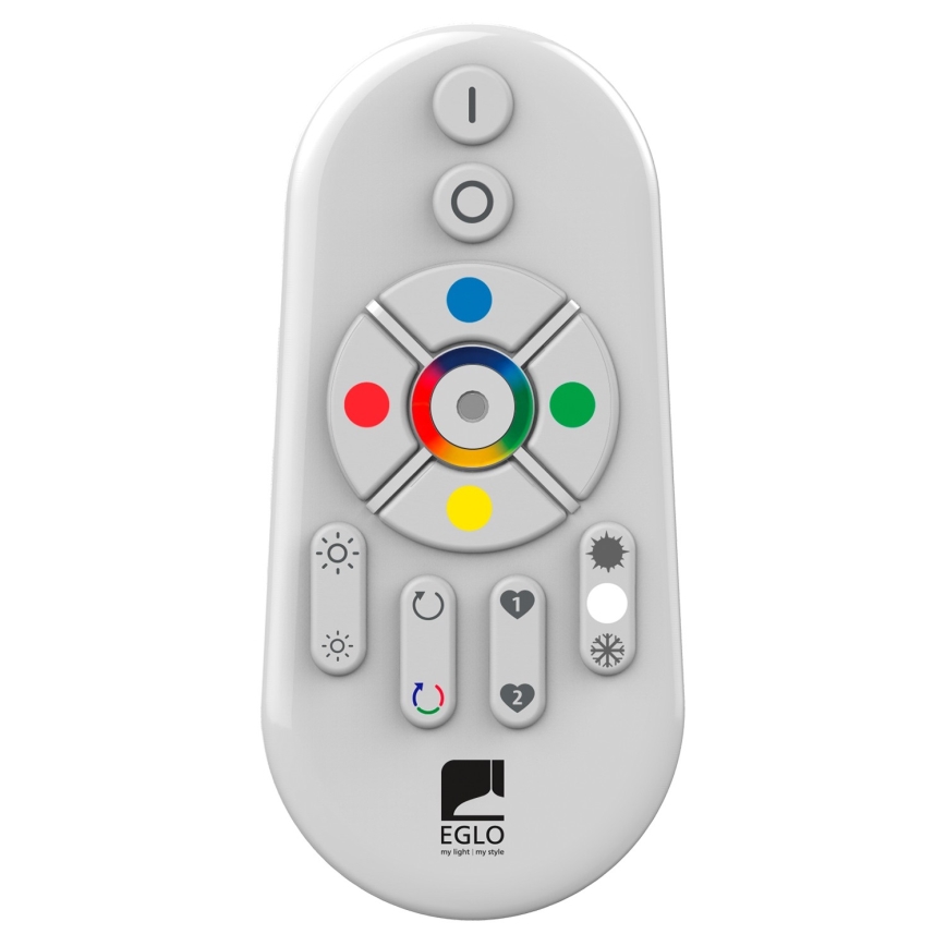 Eglo 55784 - Светодиодный уличный RGBW-светильник MONTEROLO-C 1xE27/9W/230V IP65 диаметр 39 см + дистанционное управление