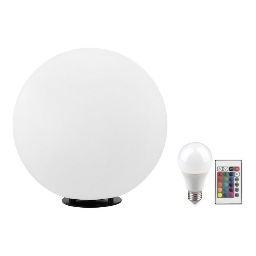 Eglo 55787 - Светодиодная уличная RGBW-лампа MONTEROLO-C 1xE27/9W/230V 2700-6500K IP65 диаметр 39 см + дистанционное управление