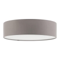 Eglo 55805 - LED стельовий світильник 1xE27/11W/230V, діаметр 38 см, сірий