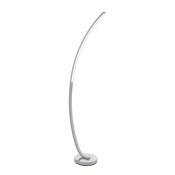 Eglo 55914 - диммируемый светодиодный напольный торшер LED/17,5W/230V матовый хром