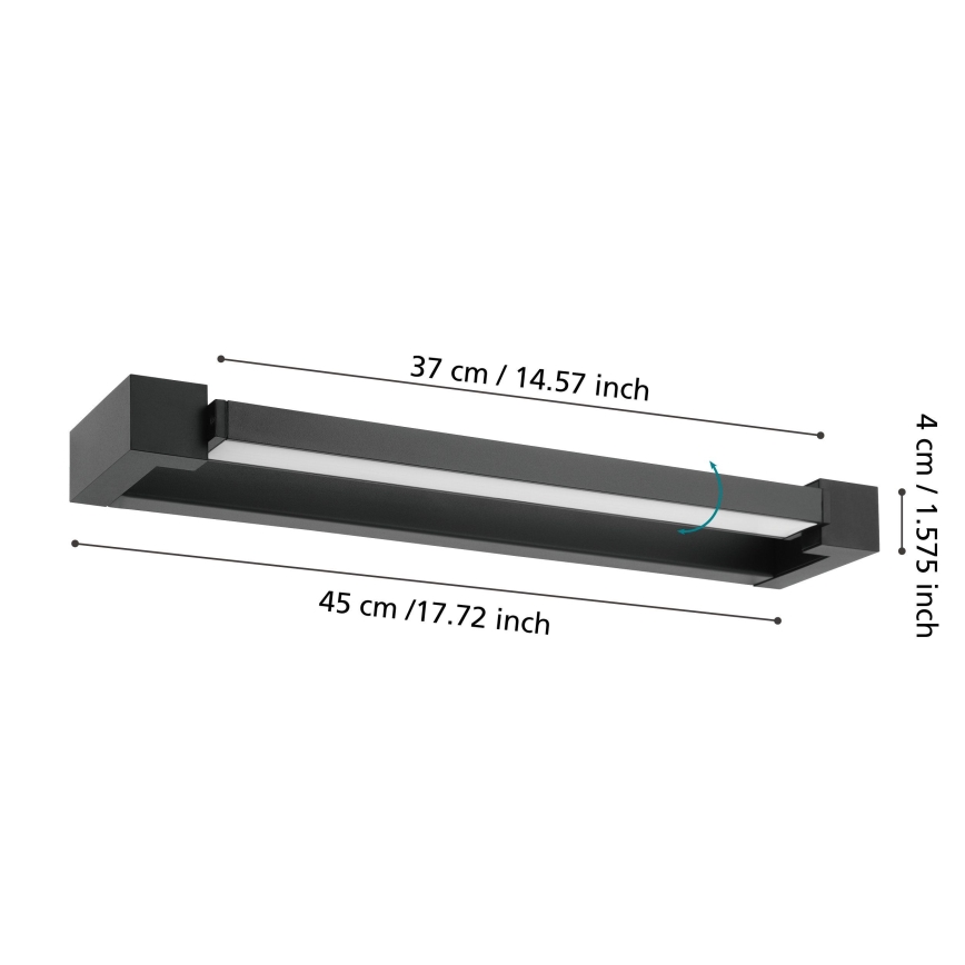Eglo 56464 - LED Підсвітка для дзеркала для ванної GEMILIANA LED/8,9W/230V 4000K 45 см IP44