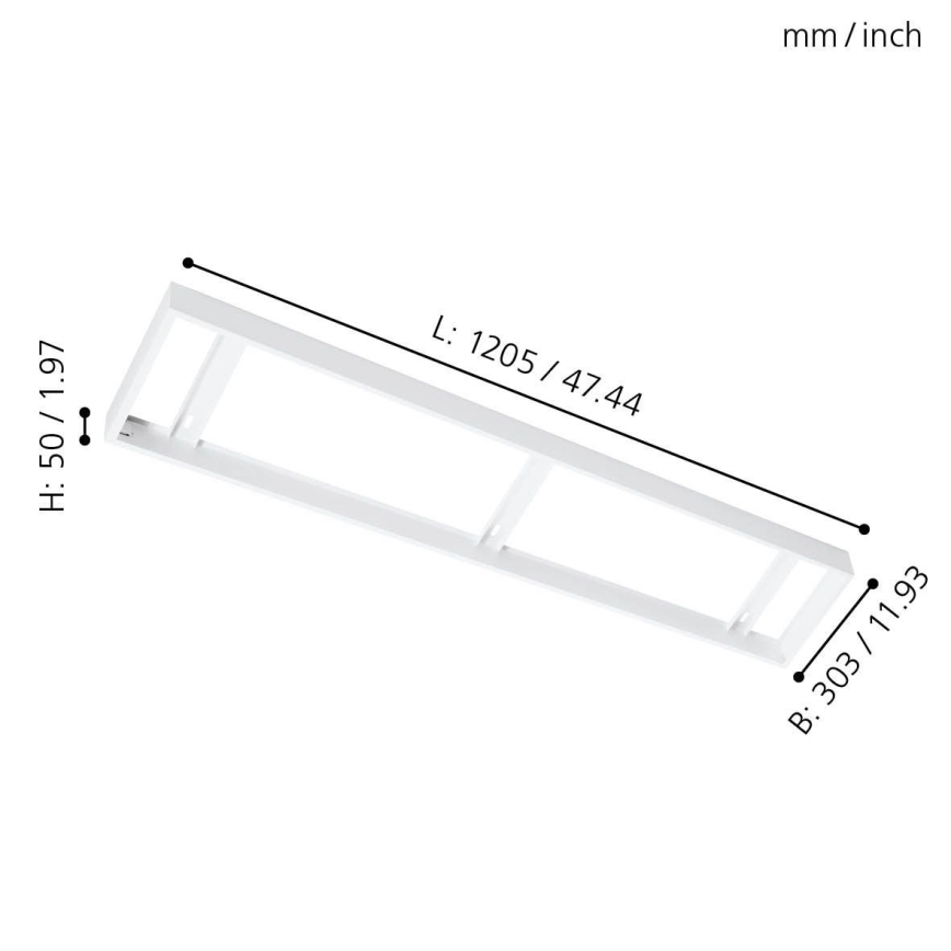 Eglo - Рамка для потолочной панели 1205x303mm