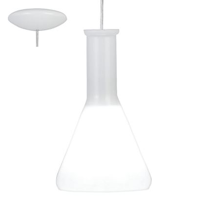 Eglo 62264 - Подвесной светильник на тросе PASCOA PRO 1xE27/60W/230V 16,8 см, белый