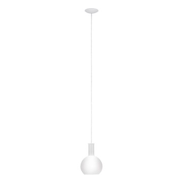 Eglo 62266 - Подвесная люстра PASCOA PRO 1xE27/60W/230V 20 см белый