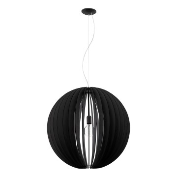 Eglo 63254 - Подвесная люстра COSSANO PRO 1xE27/60W/230V диаметр 70 см черный