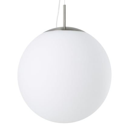 Eglo 63271 - Підвісна люстра на тросі PIEDALE 1xE27/60W/230V діаметр 43 см матовий хром