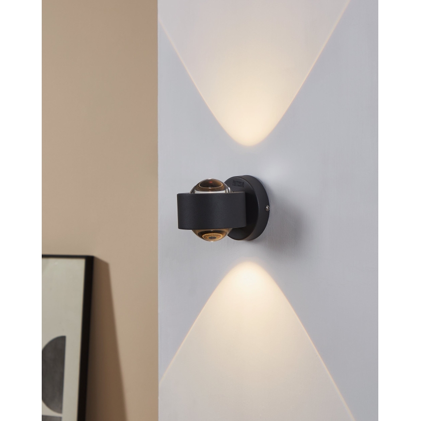 Eglo 64496 - LED настенный светильник ONO PRO 2xLED/2,5W/230V антрацит
