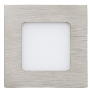 Eglo 64597 - Світлодіодний вбудований світильник FUEVA 1 PRO LED/2,7W/230V 3000K 8,5x8,5 см матовий хром