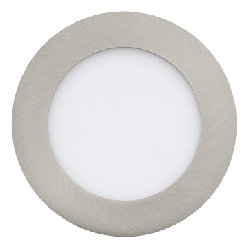 Eglo 64603 - Светодиодный встроенный светильник FUEVA 1 PRO LED/6,6W/230V 3000K диаметр 12 см матовый хром