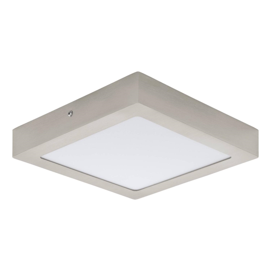 Eglo 64721 -Стельовий LED світильник FUEVA PRO LED/19W/230V 4000K 22,5x22,5 см матовий хром